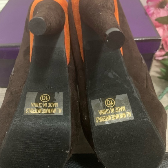 In Gouch chelsea high heel boots in brown suede SIZE 10 - Picture 10 of 15